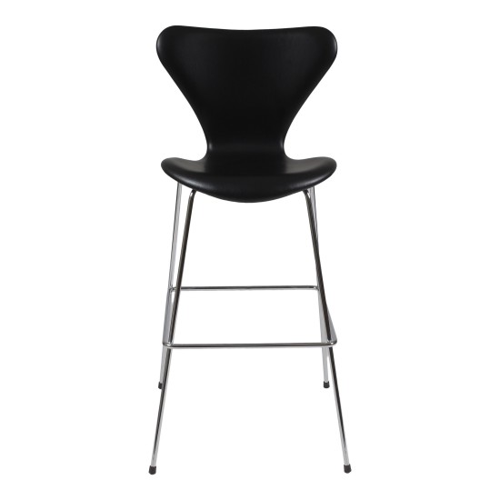 Arne Jacobsen Syver barstol i sort l der Gratis levering Cph